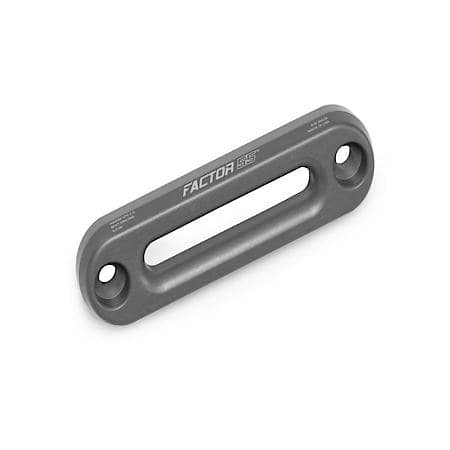 Winch Fairlead: Hawse Style, For Use With Synthetic Rope On UTVs and ATVs, 6 Inch Bolt Pattern