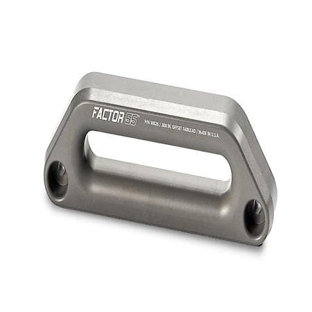 Winch Fairlead: Hawse Style, With Offset Opening, For Use With Synthetic Rope, Anodized