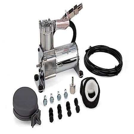 Air Suspension Compressor: 12 Volts, With Wiring/Hose, Replacement For 25854/25856/25980EZ/74000/74000EZ