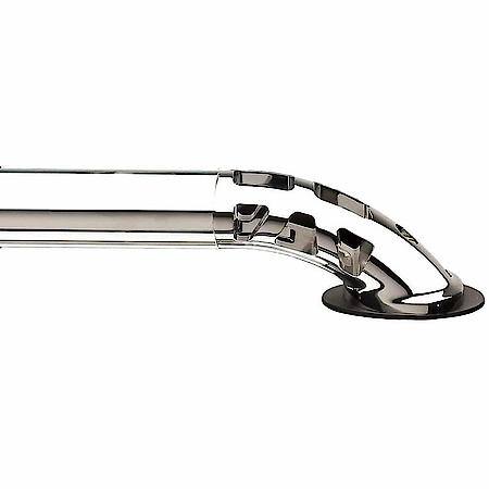 Truck Bed Side Rail: Stanchion Design - Constructed Out Chrome-Plated Diecast Aluminum