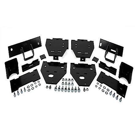 Leaf Helper Spring: Air Spring With Internal Jounce Bumper, Frame Mount, 7500LB Leveling Capacity