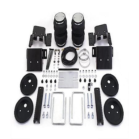 Leaf Helper Spring: Air Springs With Internal Jounce Bumpers, Frame Mount, 5000 LB Leveling Capacity