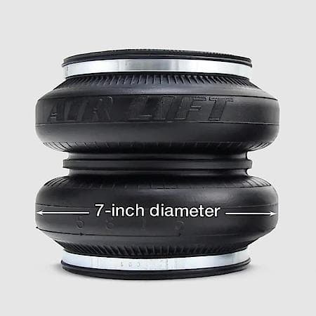 Air Suspension Spring: Replacement Air Spring For LoadLifter 7500XL Ultimate Air Lift Helper Spring Kit