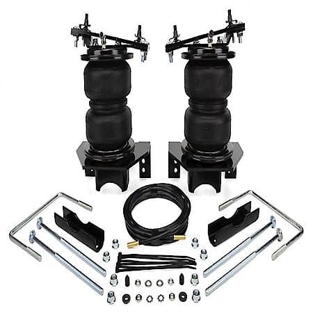 Leaf Helper Spring: Air Spring With Internal Jounce Bumper, Frame Mount, 5000 LB Leveling Capacity