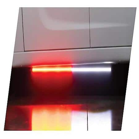 Light Bar: 60 Inch Length, Led, Red/ White, Black Housing, Set Of 2 With Mounting Hardware