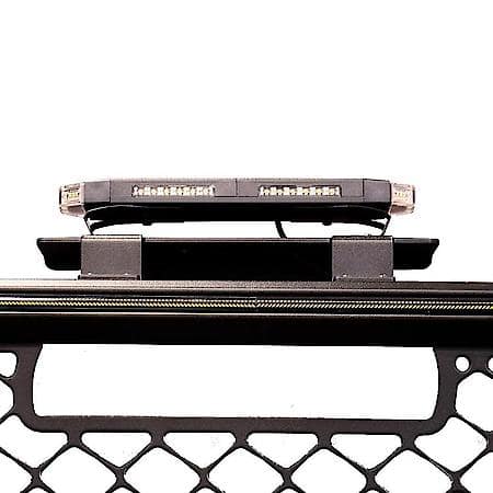Light Bar: Led, 16" L, 3 Watt, Amber Lens, Black Housing, Rooftop Mount