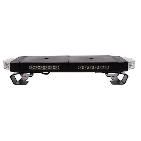 Light Bar: Led, 16" L, 3 Watt, Amber Lens, Black Housing, Rooftop Mount