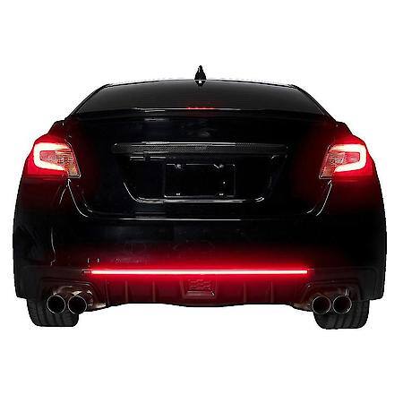 Center High Mount Stop Light: Direct Fit, Red Lens, Tinted Polycarbonate Housing, Clear Bulb, Plug And Play