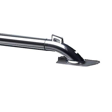 Truck Bed Side Rail: Rail Design - 1.75 Inch Round High-Polished Stainless Steel Tubes