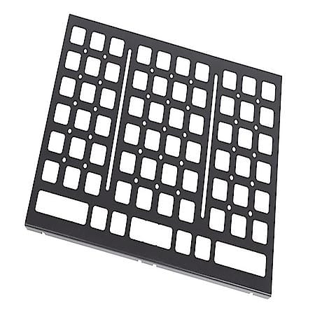 Cargo Carrier: Window Mount, Static, 26.5" Width x 19.25" Height, Texture Black, Steel