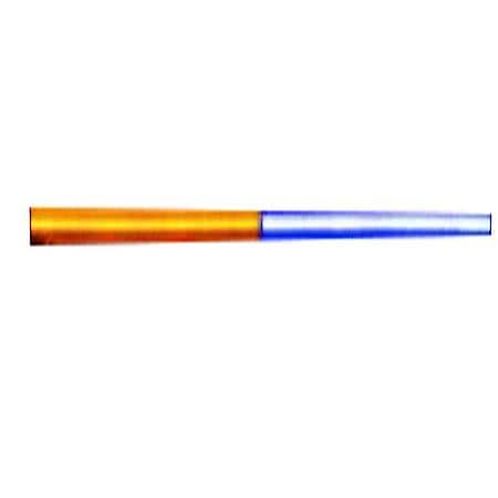 Light Bar: 18" L, Led, Amber/Blue/White Over-Ride, Clear Lens, Black Housing, Surface Mount