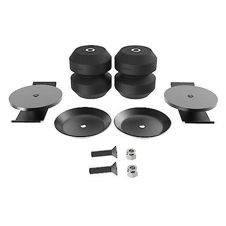 Leaf Helper Spring: Rubber Spring, Frame Mount, AEON Hallow Rubber, With Helper Springs/Brackets
