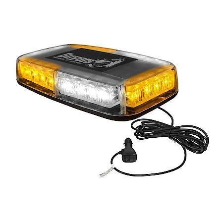 Rectangular Multi-Mount Led Mini Light Bar, Amber/Clear, 11 Inch