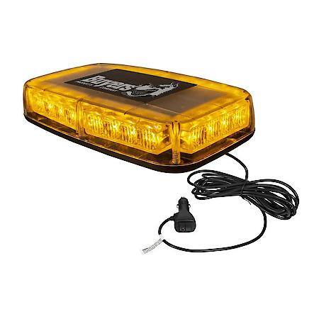 Rectangular Multi-Mount Amber Led Mini Light Bar, 11 Inch