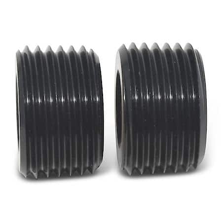 1/8" NPT Internal Wrenching Plug Black Anodized Qty: 2