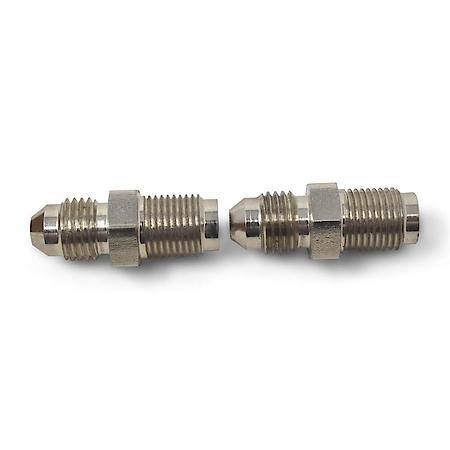 4 AN Male To 7/16-20 Inverted Flare Male Brake Adapter Steel Endura Finish Qty: 2