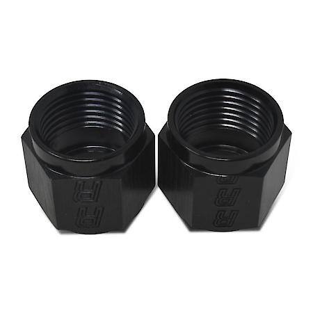 8 AN Tube Nut Black Anodized Qty: 2