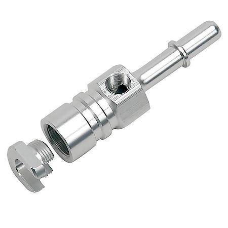 EFI Adapter 3/8" SAE Quick Disconnect FeMale with 1/8" NPT FeMale Side Port Natural