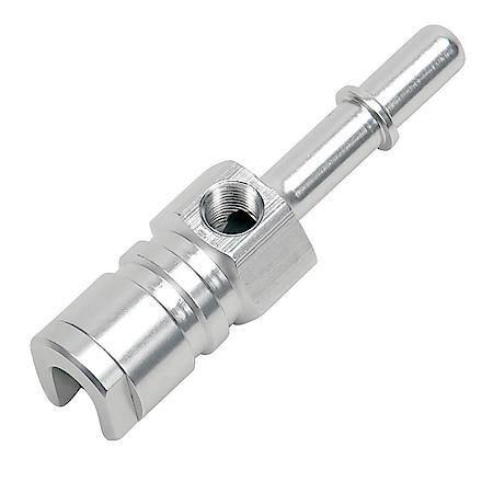 EFI Adapter 3/8" SAE Quick Disconnect FeMale with 1/8" NPT FeMale Side Port Natural