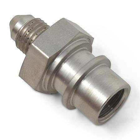 3 AN Male To 10mm x 1.0 Bubble Flare FeMale Brake Adapter Steel Endura Finish Qty: 2