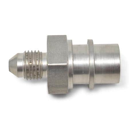 3 AN Male To 10mm x 1.0 Bubble Flare FeMale Brake Adapter Steel Endura Finish Qty: 2