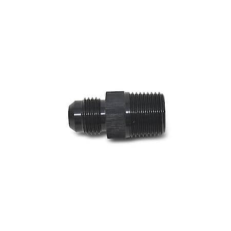 10 AN Male Straight To 3/8" NPT Male Adapter Black Anodized
