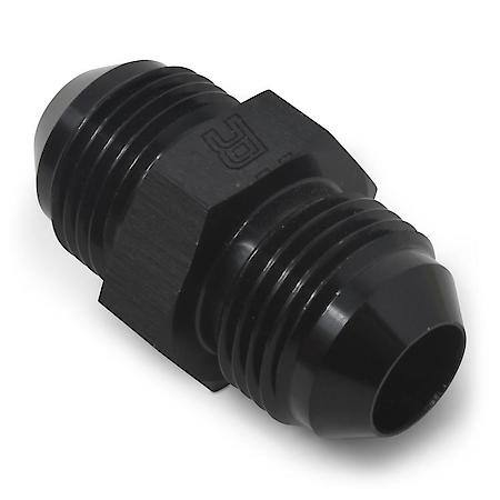 4 AN Male To AN Male Adapter Black Anodized