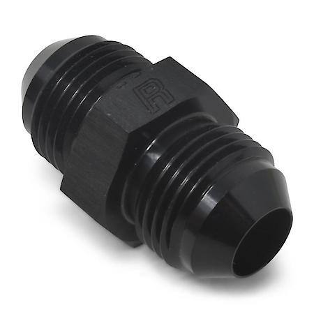 4 AN Male To AN Male Adapter Black Anodized