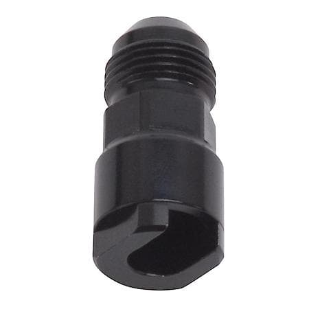 EFI Adapter 8 AN Male To 3/8 SAE Quick Disconnect FeMale Screw type Black Anodized