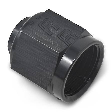 12 AN Cap Black Anodized