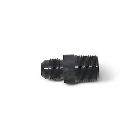 12 AN Male Straight To 3/4" NPT Male Adapter Black Anodized
