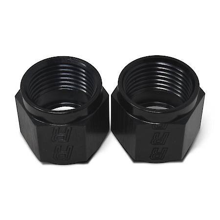 4 AN Tube Nut Black Anodized Qty: 6