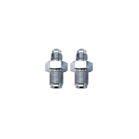 3 AN Male To 7/16-24 Inverted Flare Male Brake Adapter Steel Endura Finish Qty: 2