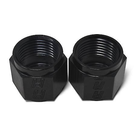 6 AN Tube Nut Black Anodized Qty: 2