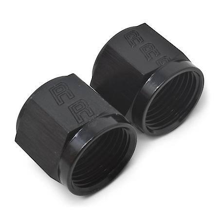 6 AN Tube Nut Black Anodized Qty: 2