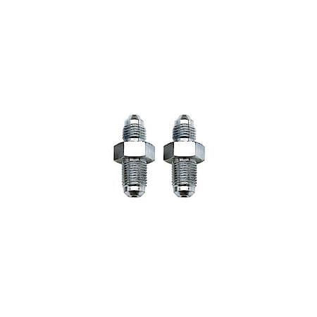 3 AN Male To 7/16-20 Inverted Flare Male Brake Adapter Steel Endura Finish Qty: 2