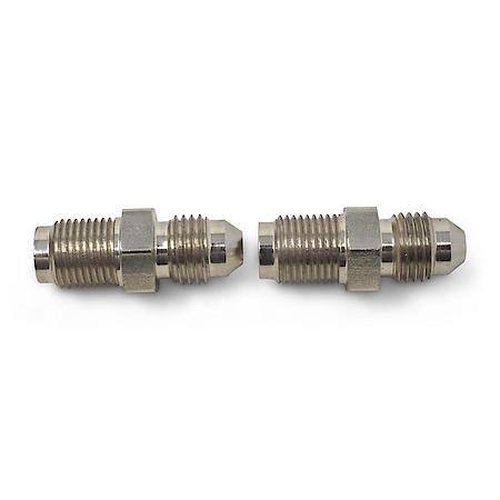 4 AN Male To 3/8-24 Inverted Flare Male Brake Adapter Steel Endura Finish Qty: 2