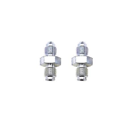 4 AN Male To 3/8-24 Inverted Flare Male Brake Adapter Steel Endura Finish Qty: 2