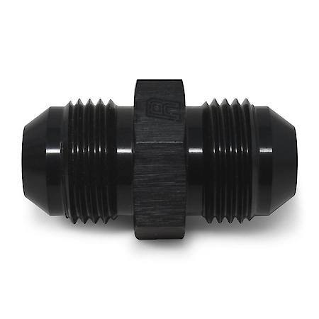 10 AN Male To AN Male Adapter Black Anodized