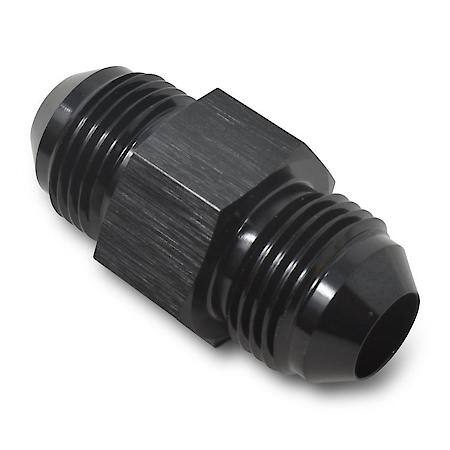 8 AN Male To Male Fuel PSI Adapter with 1/8" NPT Port Black Anodize
