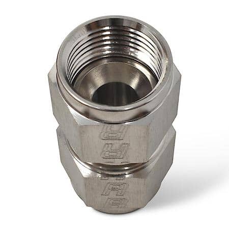 8 AN FeMale Straight To AN FeMale Adapter Endura Finish