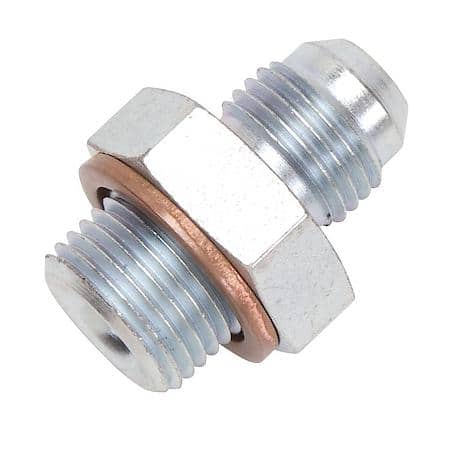 8 AN Male To 5/8-18 Male Adapter Steel