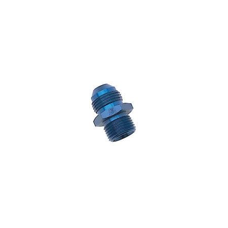 Adapter Fitting No. 16 AN Male Flare To 30mm X 1.5 Male Blue Anodized
