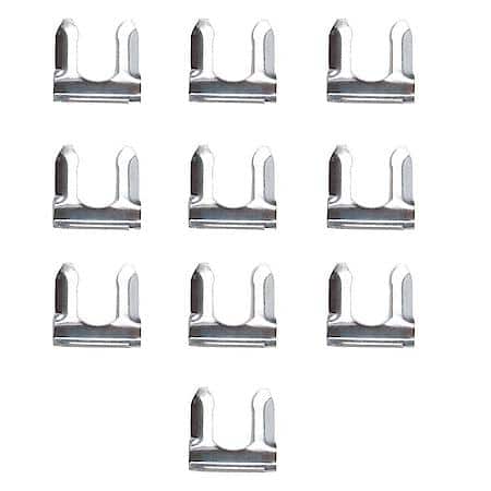 Brake Hose Mounting Accessory Retaining Frame Clip Clear Zinc/CAD Finish Qty: 10