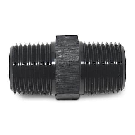 3/8" NPT Male Nipple Black Anodized