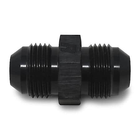 12 AN Male To AN Male Adapter Black Anodized