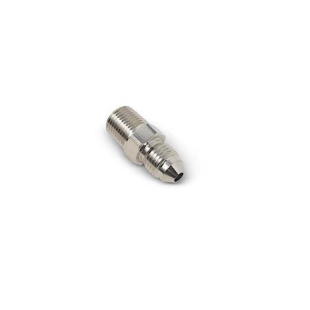 4 AN Male To 1/8" NPT Male Brake Adapter Steel Endura Finish