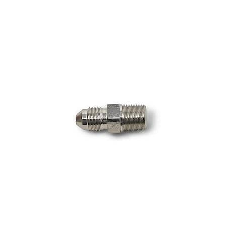 4 AN Male To 1/8" NPT Male Brake Adapter Steel Endura Finish