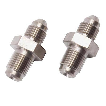 3 AN Male To 10mm x 1.0 Inverted Flare Male Adapter Steel Endura Finish Qty: 2