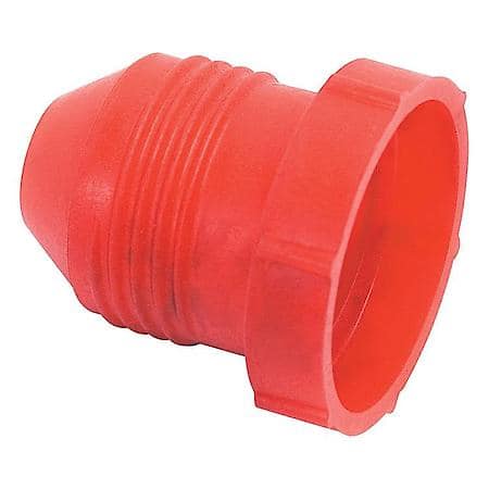 4 AN Fitting Plugs Plastic Red Qty: 10